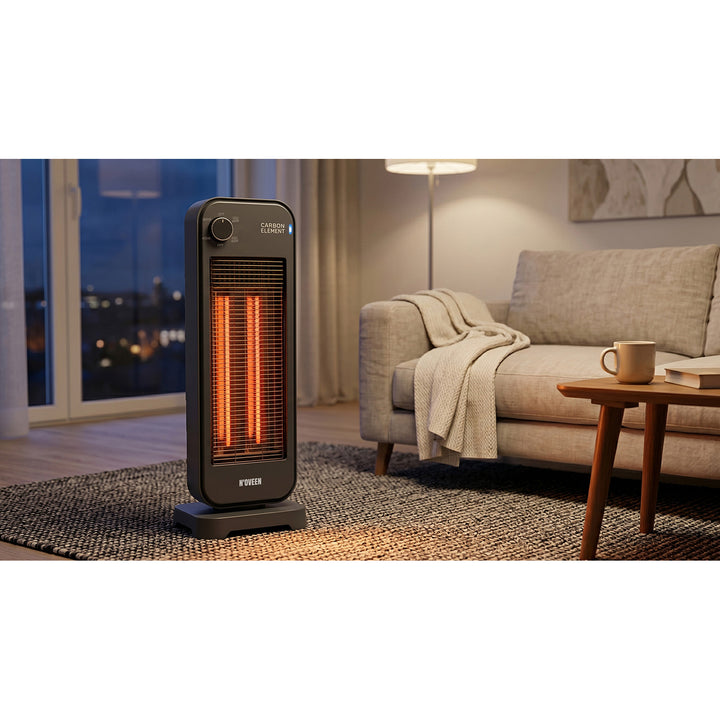 Радиатор с инфрачервено излъчване, 900 W, 2 степени на нагряване, Noveen