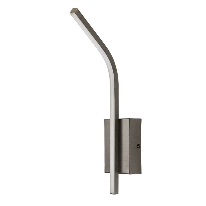 Стенна лампа за вътрешно осветление „Tilmann“, цвят „gunmetal“, LED 10 W, 550 lm, 4000 K, височина 36 см, IP44, сензорно управление, 75 000