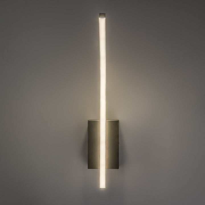 Стенна лампа за вътрешно осветление „Tilmann“, цвят „gunmetal“, LED 10 W, 550 lm, 4000 K, височина 36 см, IP44, сензорно управление, 75 000