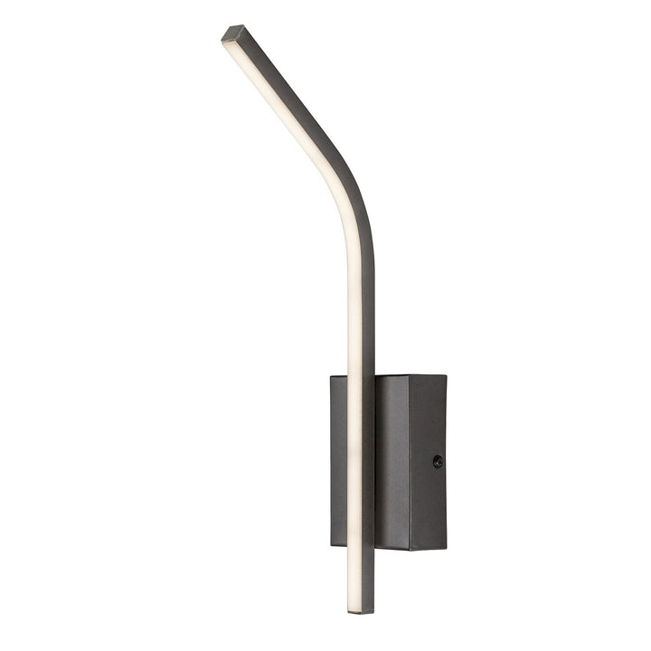 Стенна лампа за вътрешно осветление „Tilmann“, цвят „gunmetal“, LED 10 W, 550 lm, 4000 K, височина 36 см, IP44, сензорно управление, 75 000