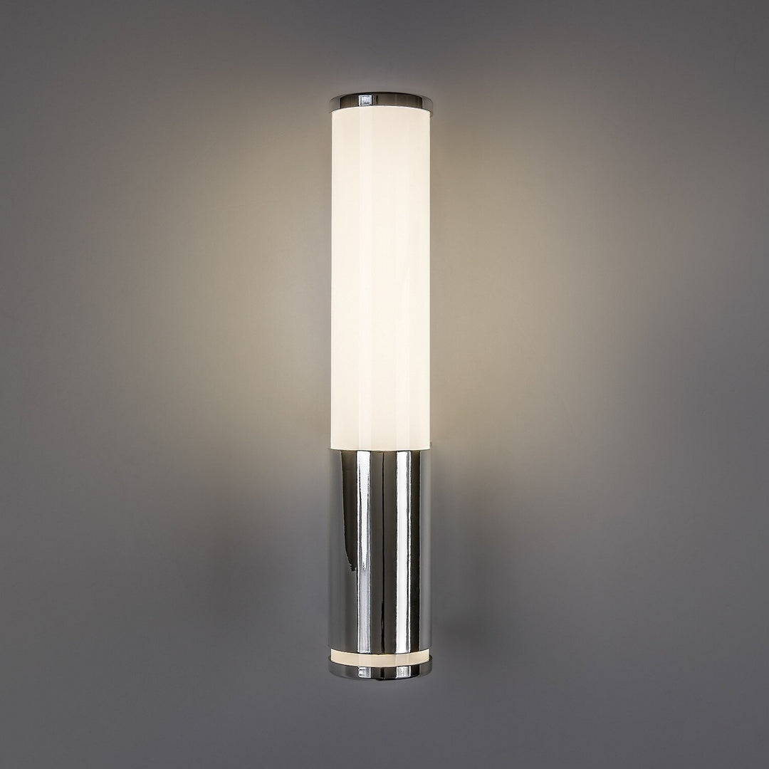 Стенна лампа за вътрешно осветление Tenero, LED 6 W, 4000 K, 600 lm, височина 29 см, хром, IP44, 75100