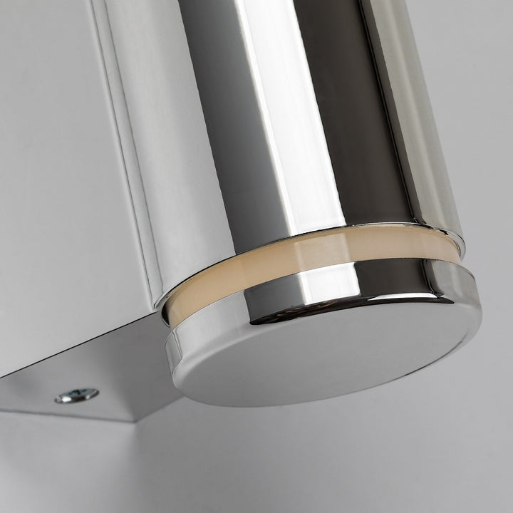 Стенна лампа за вътрешно осветление Tenero, LED 6 W, 4000 K, 600 lm, височина 29 см, хром, IP44, 75100