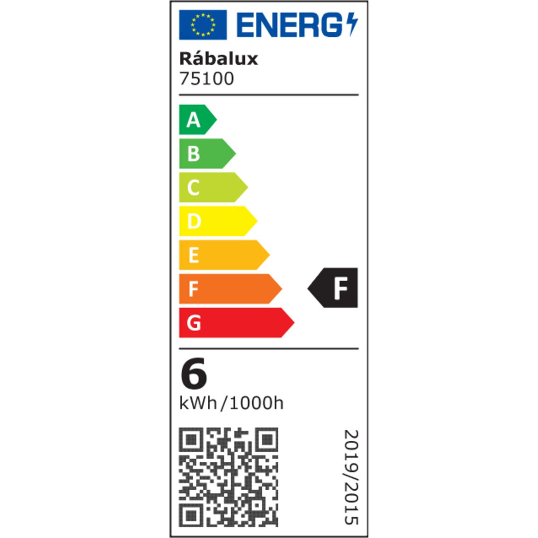 Стенна лампа за вътрешно осветление Tenero, LED 6 W, 4000 K, 600 lm, височина 29 см, хром, IP44, 75100