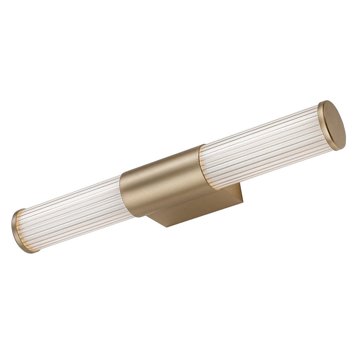 Стенна лампа за баня, Calyn, LED 8 W, 4000 K, 620 lm, дължина 40 см, златиста, IP44, 75104