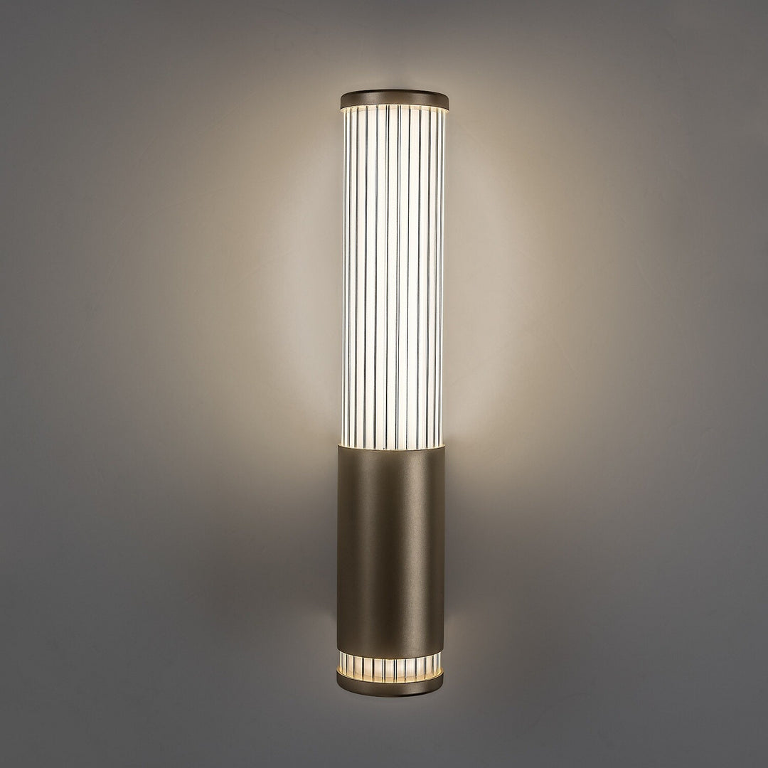 Стенна лампа за баня, Calyn, LED 6 W, 4000 K, 530 lm, В 29 см, златиста, IP44, 75106