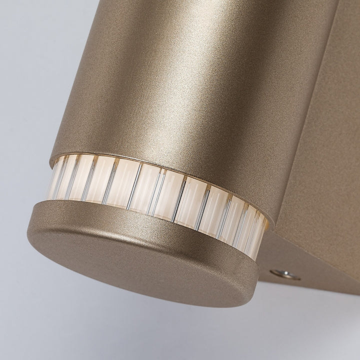 Стенна лампа за баня, Calyn, LED 6 W, 4000 K, 530 lm, В 29 см, златиста, IP44, 75106