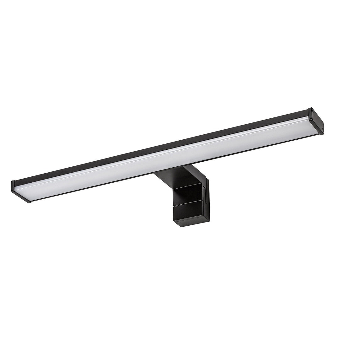 Стенна лампа за баня, Seyra, LED 8 W, 4000 K, 650 lm, дължина 40 cm, черна, IP44, 75112