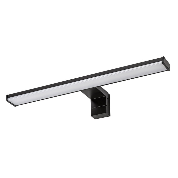 Стенна лампа за баня, Seyra, LED 8 W, 4000 K, 650 lm, дължина 40 cm, черна, IP44, 75112