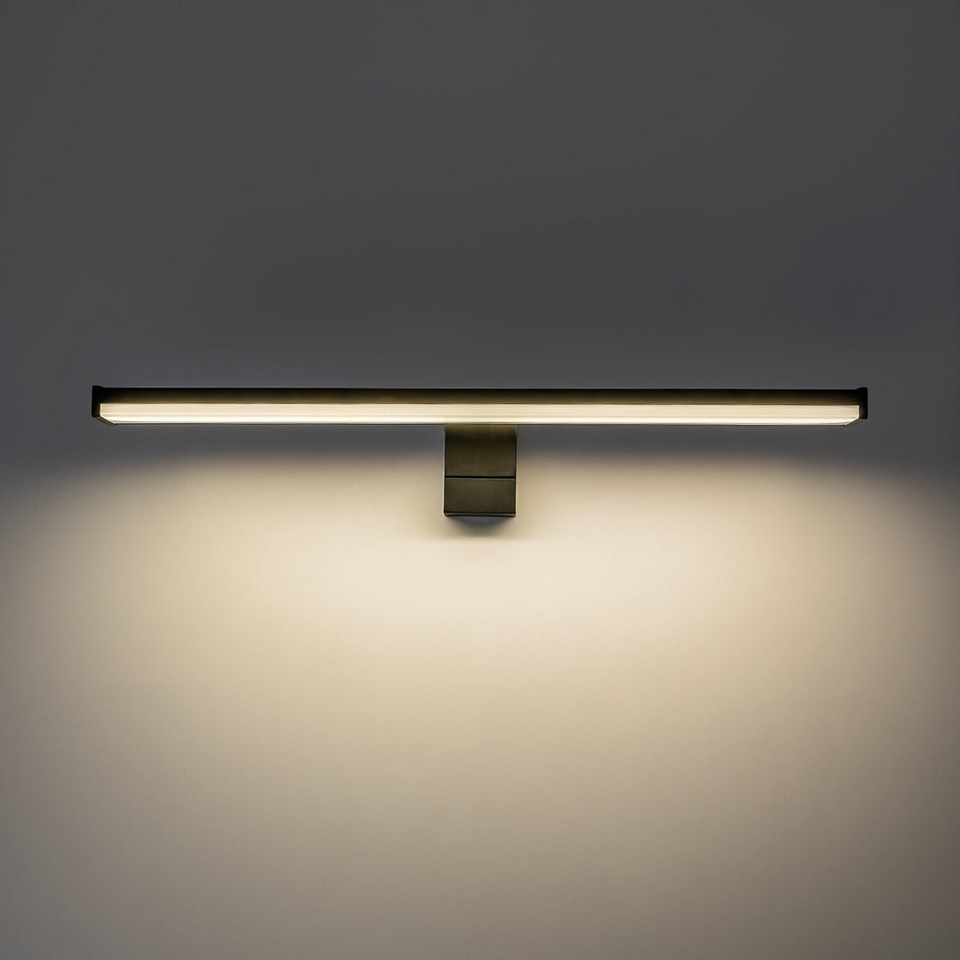 Стенна лампа за баня, Seyra, LED 8 W, 4000 K, 650 lm, дължина 40 cm, черна, IP44, 75112