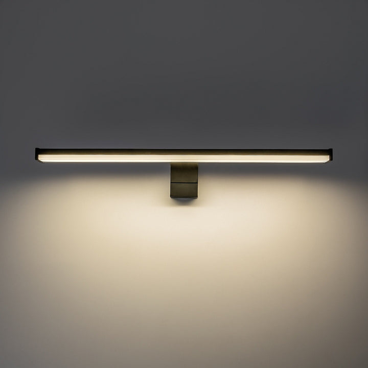 Стенна лампа за баня, Seyra, LED 8 W, 4000 K, 650 lm, дължина 40 cm, черна, IP44, 75112