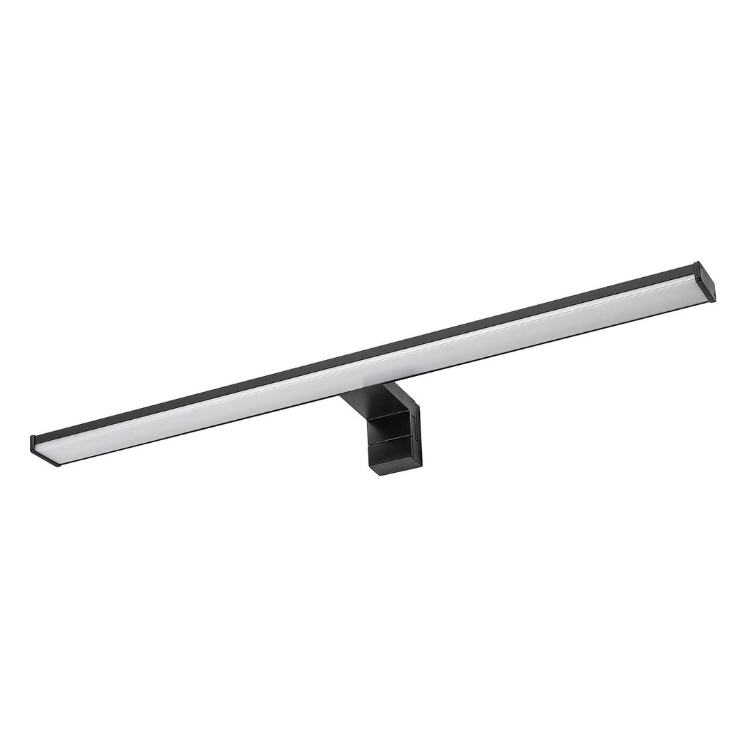 Стенна лампа за баня, Seyra, LED 12 W, 4000 K, 910 lm, дължина 60 cm, черна, IP44, 75113