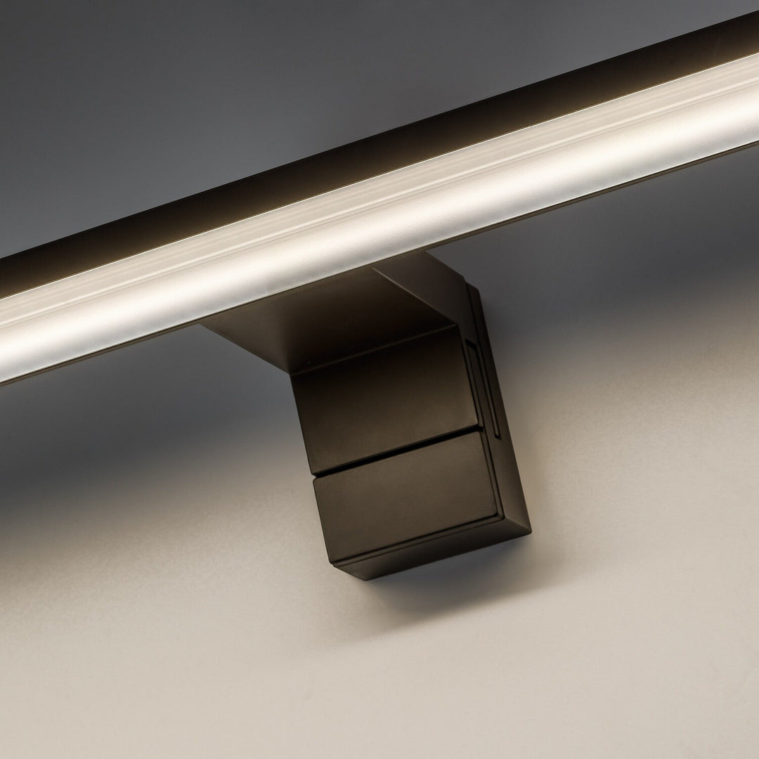 Стенна лампа за баня, Seyra, LED 12 W, 4000 K, 910 lm, дължина 60 cm, черна, IP44, 75113