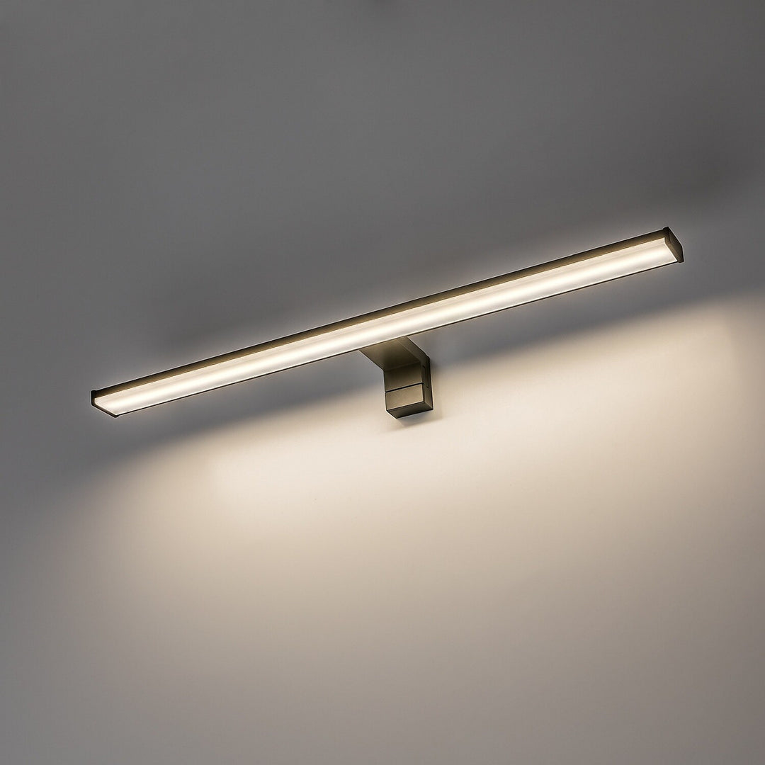 Стенна лампа за баня, Seyra, LED 12 W, 4000 K, 910 lm, дължина 60 cm, черна, IP44, 75113