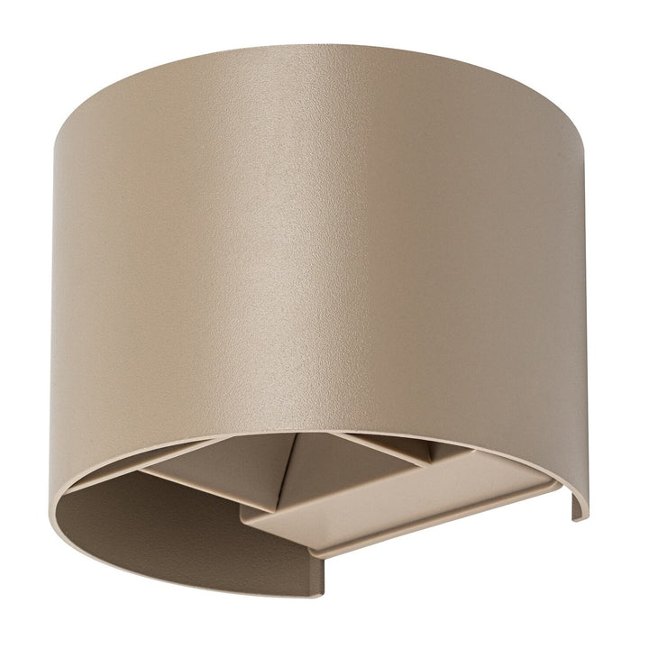 Външна стенна лампа, Virna, LED 5 W, 420 lm, цвят 2700, 4000, 6500 K, IP54, сиво-бежово, 77217