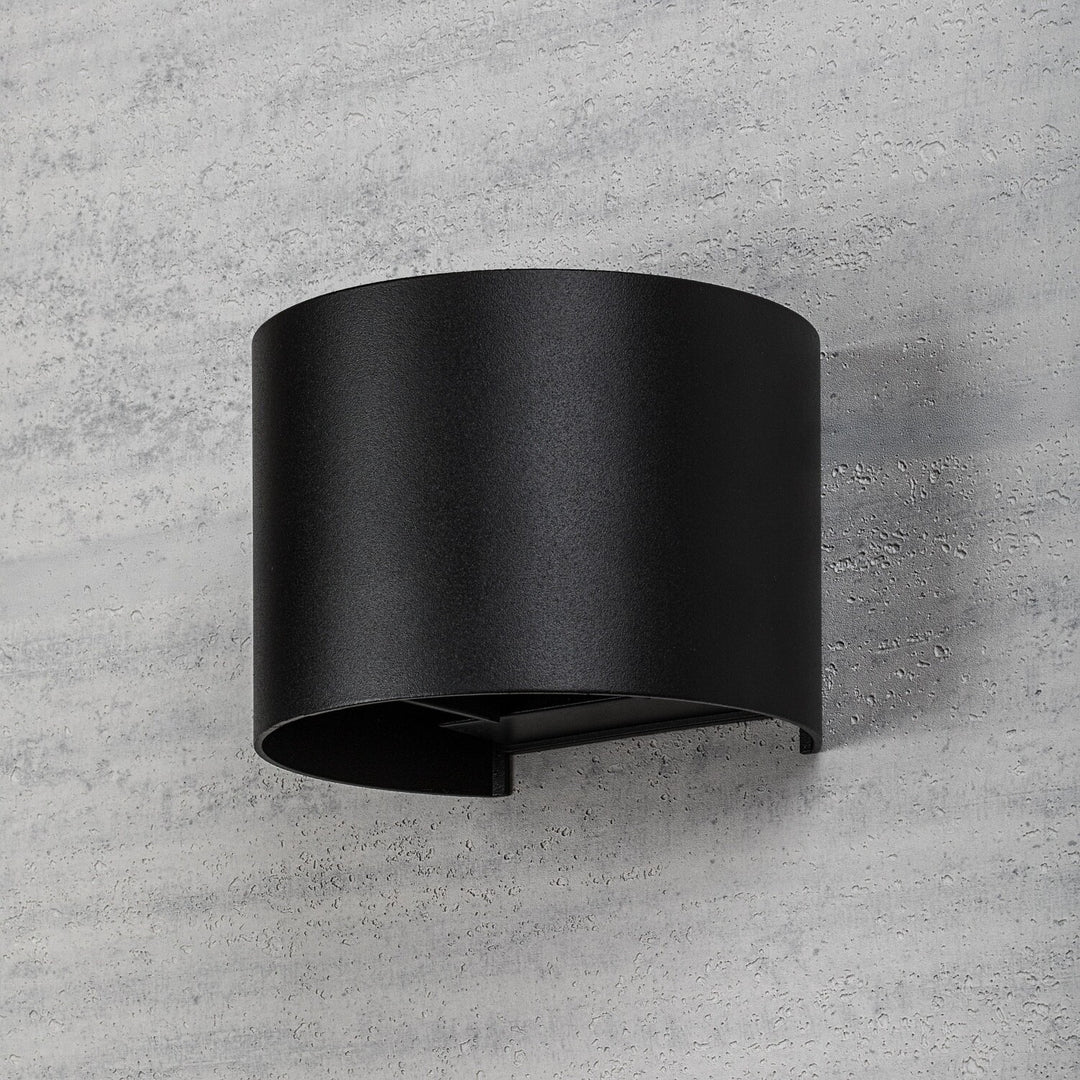 Външна стенна лампа, Virna, LED 5 W, 420 lm, цвят 2700, 4000, 6500 K, IP54, черна, 77218