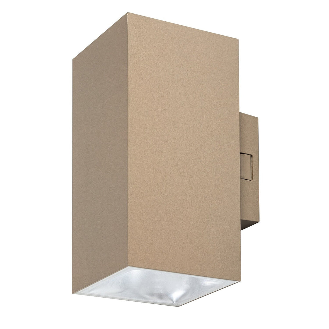 Външна стенна лампа, Urfa, LED 18 W, 1800 lm, цвят 2700, 4000, 6500 K, височина 16 cm, IP65, сиво-бежово, 77215