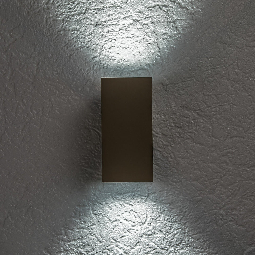 Външна стенна лампа, Urfa, LED 18 W, 1800 lm, цвят 2700, 4000, 6500 K, височина 16 cm, IP65, сиво-бежово, 77215