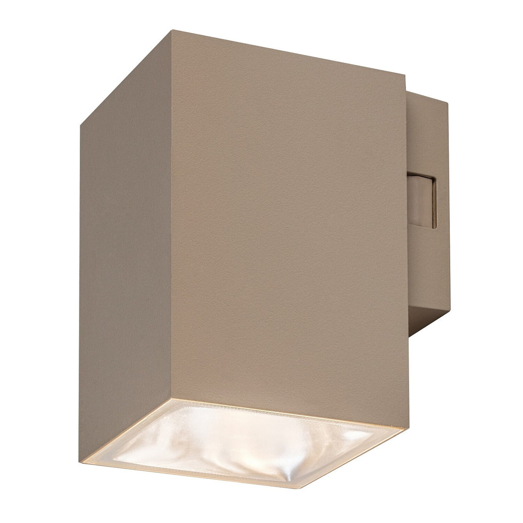 Външна стенна лампа, Urfa, LED 9 W, 900 lm, цвят 2700, 4000, 6500 K, В11,5 см, IP65, сиво-бежово, 77216