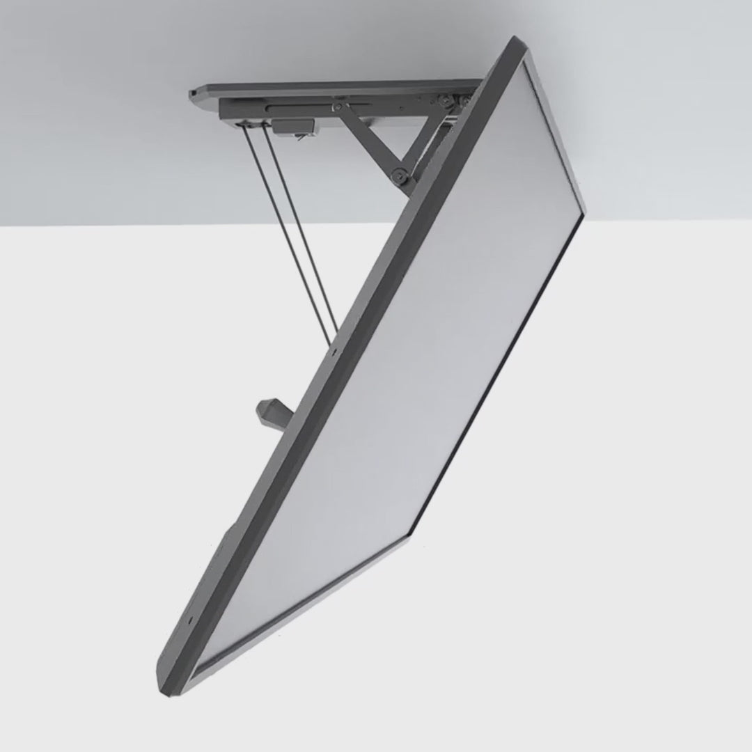 Електрически таванен монтаж за телевизор за наклонени стени, 32"-70", макс. 35 кг, дистанционно управление Maclean MC-880, макс. VESA 600x411