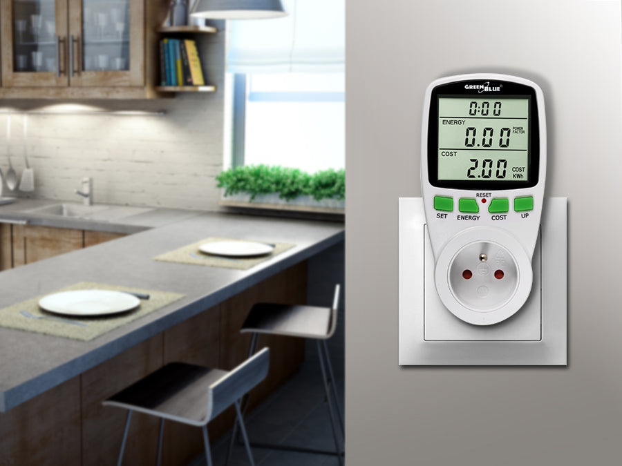 Watometer електромер за измерване на консумацията на електроенергия GreenBlue GB202