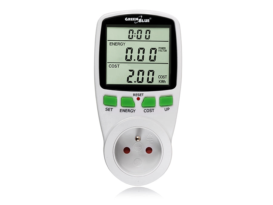 Watometer електромер за измерване на консумацията на електроенергия GreenBlue GB202