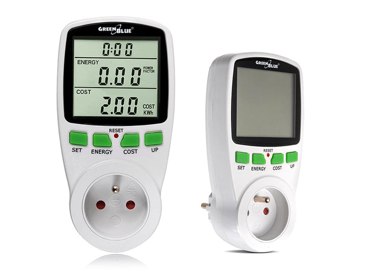 Watometer електромер за измерване на консумацията на електроенергия GreenBlue GB202
