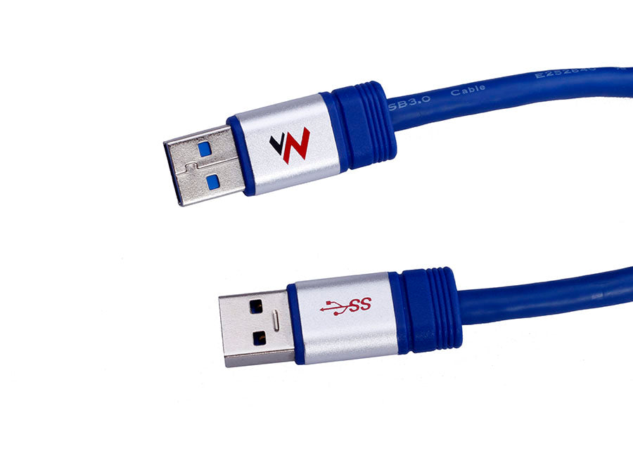 Кабел, USB 3.0 AM - AM 1,8 м Maclean MCTV-606 блистерна опаковка