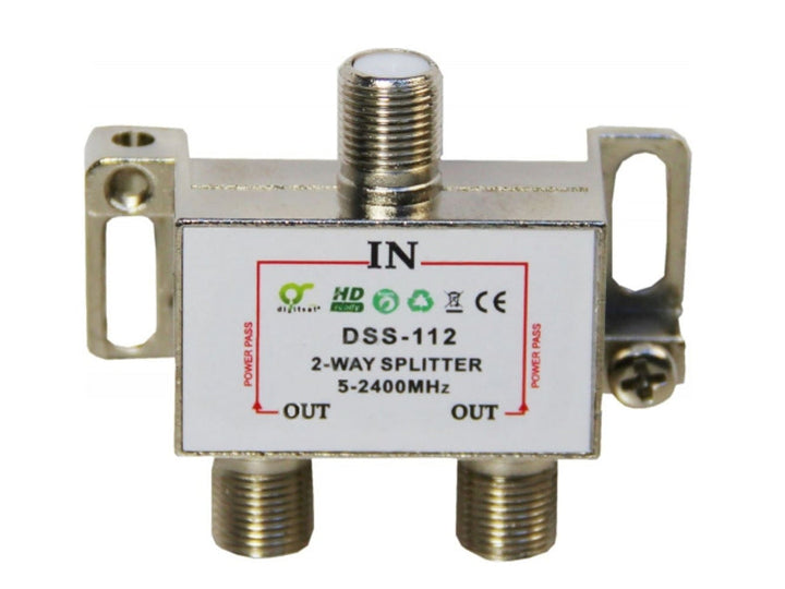 Splitter F-sat 1/2 5-2400 DSS112 Dc pass Digitsat