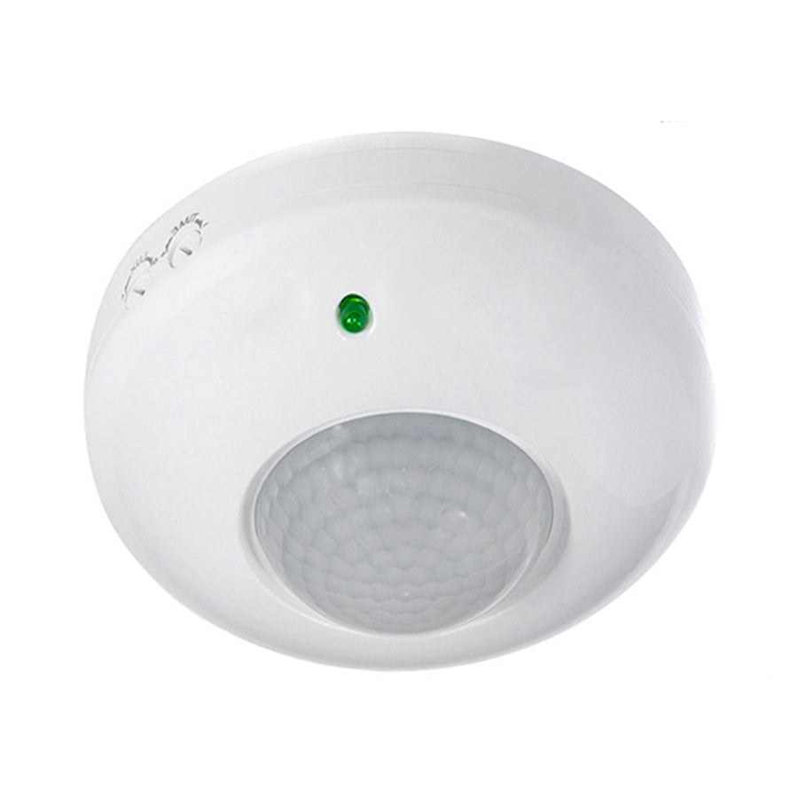 Датчик за движение Maclean PIR, монтиран на тавана, 1200 W, обхват 6 m, MCE19