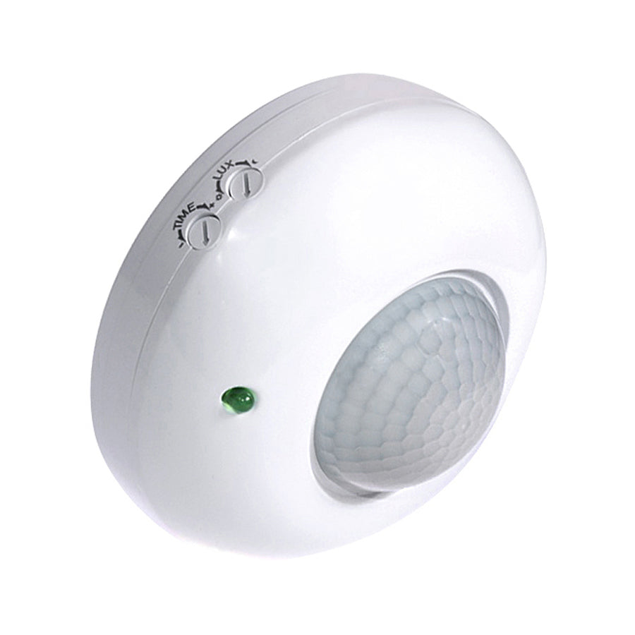 Датчик за движение Maclean PIR, монтиран на тавана, 1200 W, обхват 6 m, MCE19