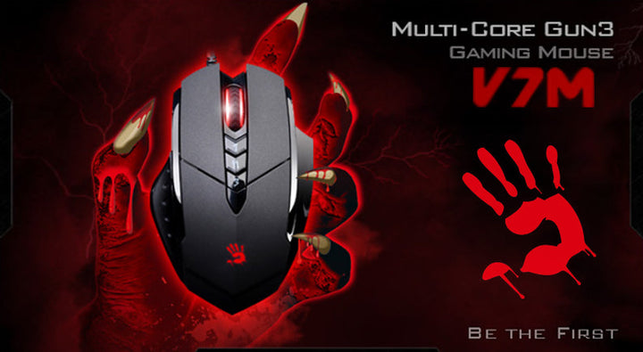 V7M Bloody USB A4Tech кабелна мишка за геймъри