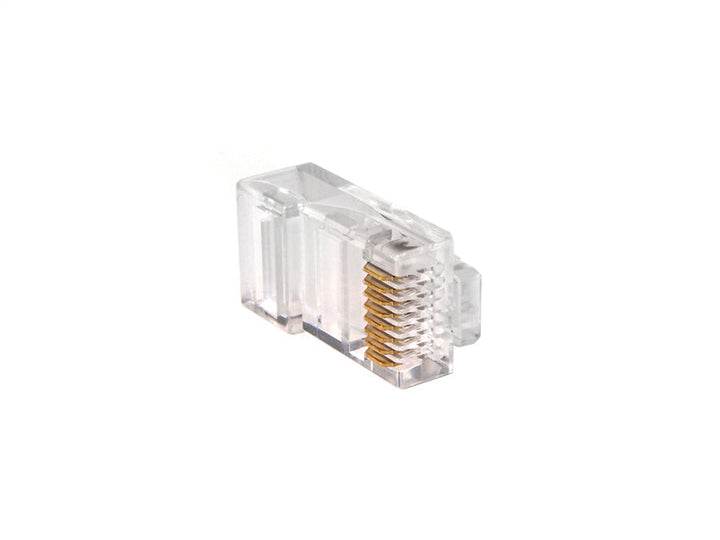 Висококачествени RJ45 8P8C 5e Maclean MCTV-663 щепсели - 100 бр.