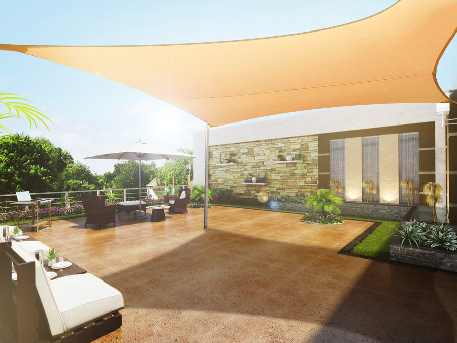 Сенник за градина, UV полиестер, 3,6 м², GreenBlue GB503, кремав