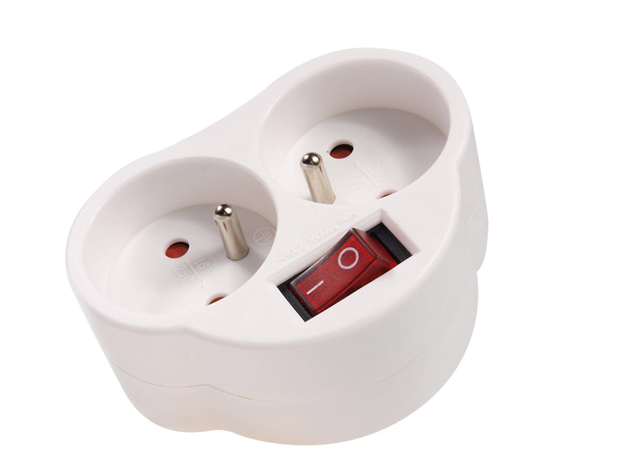 Маклин контакт, с превключвател, x2, макс. 3680W, MCE31
