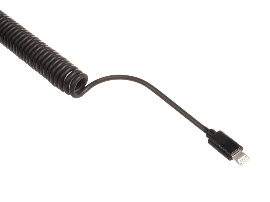 Зарядно устройство за кола Maclean, Lightning спирала, 2xUSB, 5,2A, 1,8 м, MCE76