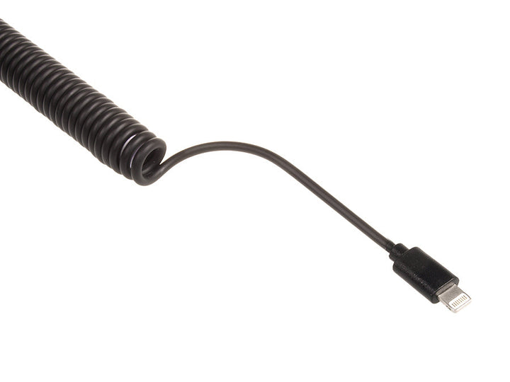 Зарядно устройство за кола Maclean, Lightning спирала, 2xUSB, 5,2A, 1,8 м, MCE76