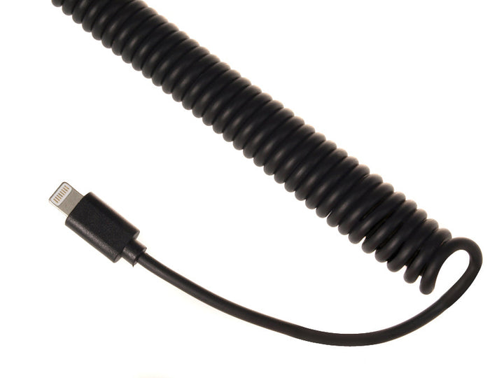 Зарядно устройство за кола Maclean, Lightning спирала, 2xUSB, 5,2A, 1,8 м, MCE76