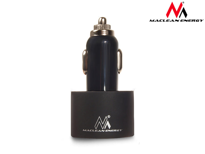 Зарядно устройство за кола Maclean, Lightning спирала, 2xUSB, 5,2A, 1,8 м, MCE76