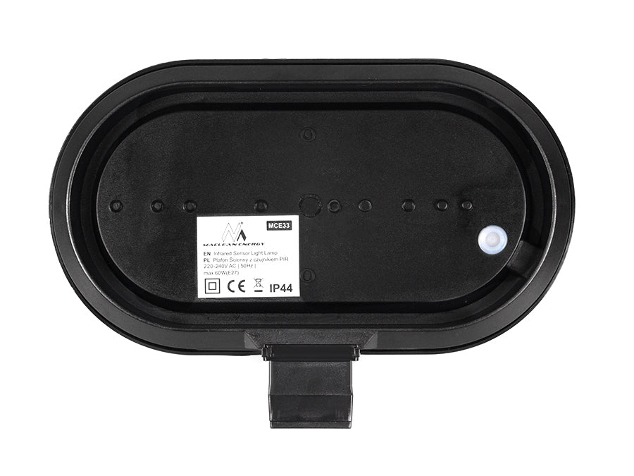 Стена лампа Maclean, с PIR сензор, макс. 60W, 180°, MCE33B
