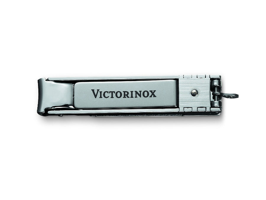 Victorinox 8.2055.CB Foarfecă de unghii pliabilă cu fișier, șurubelniță plată de 3 mm, din oțel inoxidabil