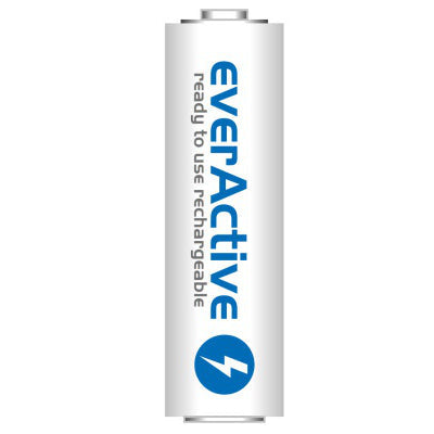 4x everActive R6/AA Ni-MH 2600 mAh акумулаторни батерии, готови за употреба