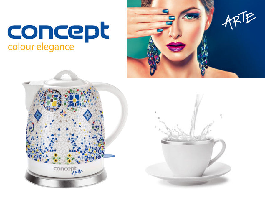 Концепция Orient 1,5 л керамична електрическа кана