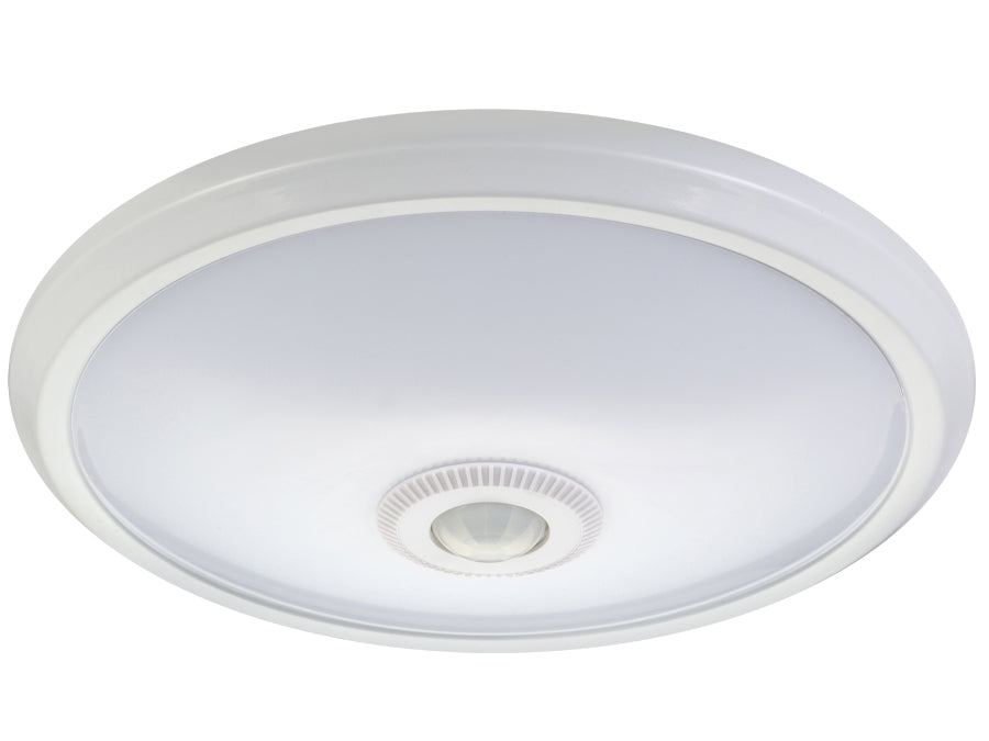 12W LED таванска лампа с PIR сензор и аварийно захранване Maclean Energy MCE131 ACU обхват 6m