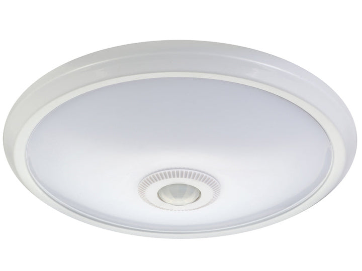 12W LED таванска лампа с PIR сензор и аварийно захранване Maclean Energy MCE131 ACU обхват 6m