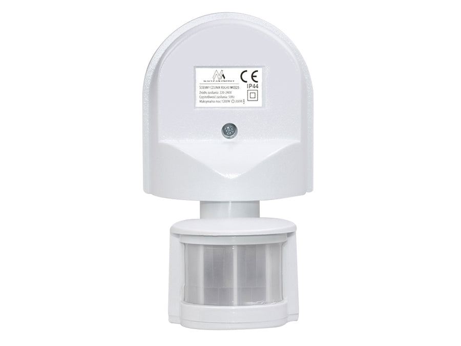 Maclean стенен датчик за движение и затъмняване, 180°, макс. 1200W, бял, MCE25 W