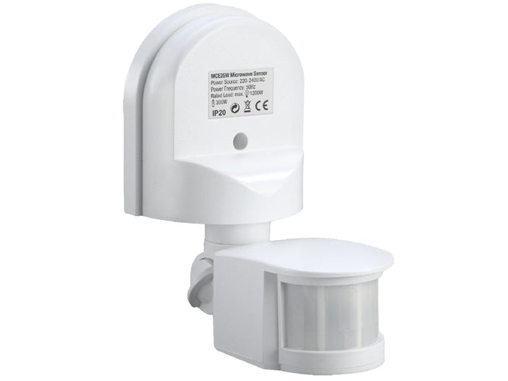 Maclean стенен датчик за движение и затъмняване, 180°, макс. 1200W, бял, MCE25 W
