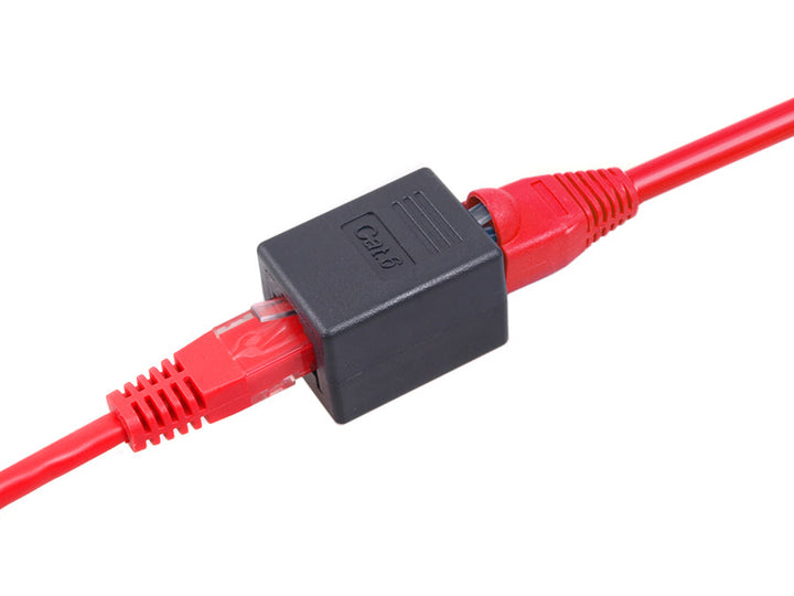 Maclean RJ45 конектор, гнездо-гнездо, цилиндричен, Cat6, MCTV-811