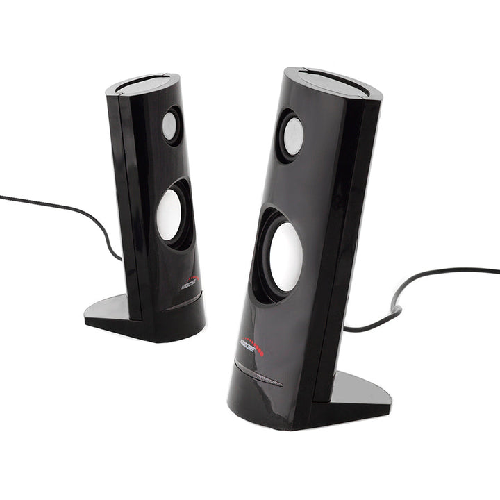 8W USB-захранвани компютърни високоговорители Black Audiocore AC860