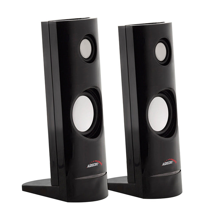 8W USB-захранвани компютърни високоговорители Black Audiocore AC860
