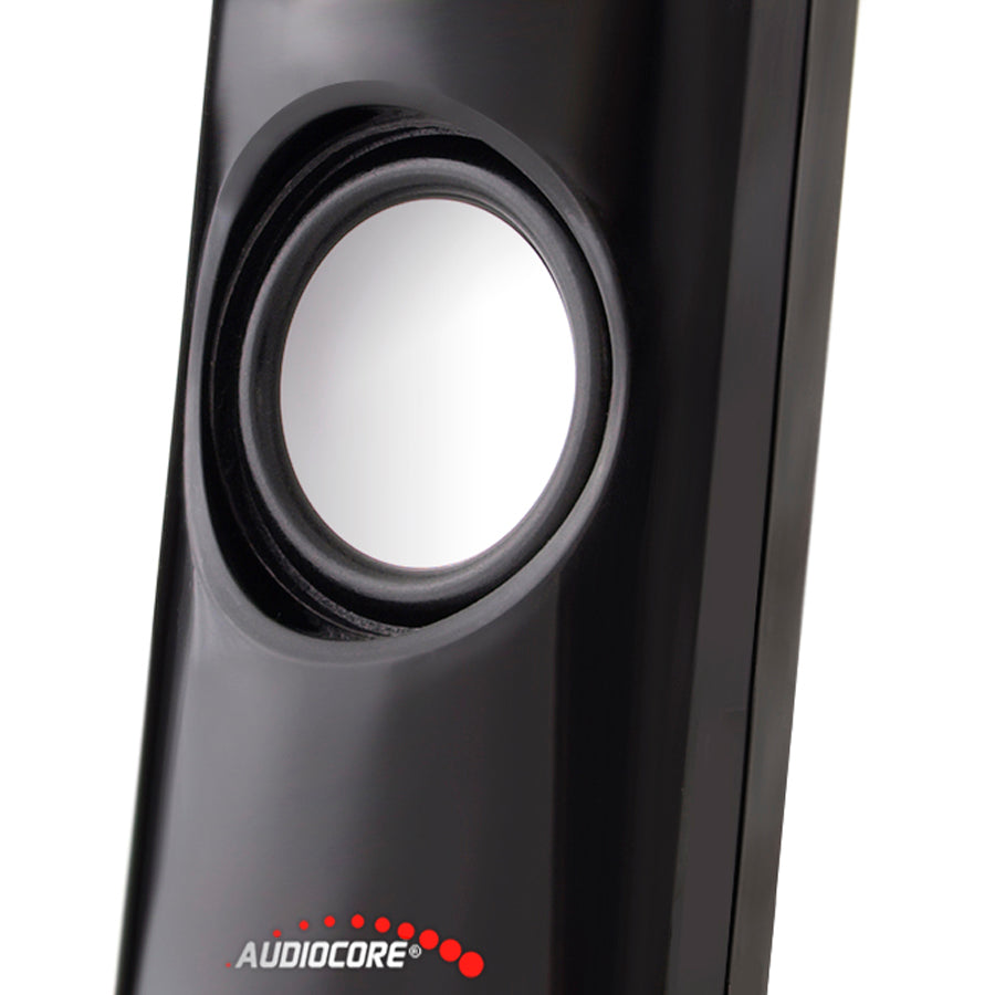 8W USB-захранвани компютърни високоговорители Black Audiocore AC860
